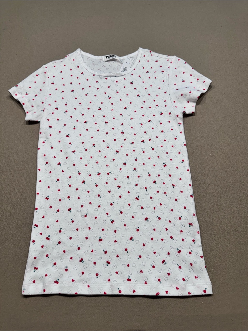 Victoria's Secret PINK Cherry Heart Top